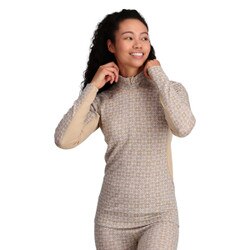 Kari Traa Rose Light Half Zip Top Women's in Oat